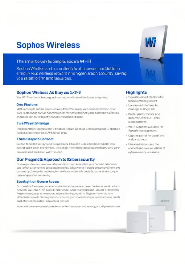 Sophos AP6 Series Wi‑Fi Access Point 420E 60 Months Warranty-1