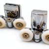 Stainless Steel Shower Door Wheels 23mm Shower Door Rollers (2top +2bottom)-1