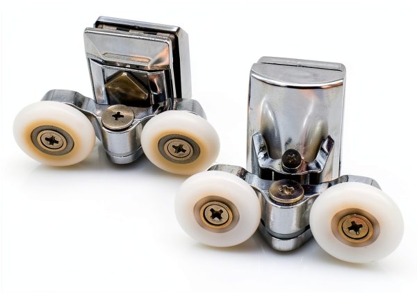 Stainless Steel Shower Door Wheels 23mm Shower Door Rollers (2top +2bottom)-1