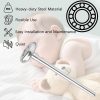 Garage Door Rollers SetSpark 2-Pack 4" Stem 10‑Ball Steel for 2" Track-1