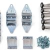 HOME MASTER HARDWARE Garage Door Hinge & Roller Tune Up Kit，Garage Door Hardware Kit for 8 x 7 Door-0