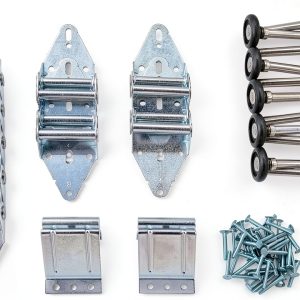 HOME MASTER HARDWARE Garage Door Hinge & Roller Tune Up Kit,Garage Door Hardware Kit for 8 x 7 Door-0