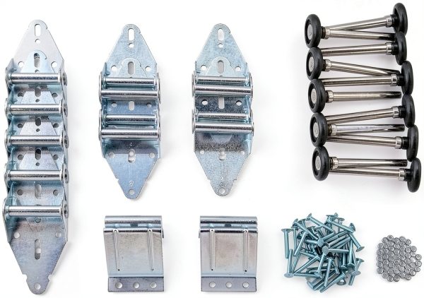 HOME MASTER HARDWARE Garage Door Hinge & Roller Tune Up Kit，Garage Door Hardware Kit for 8 x 7 Door-0