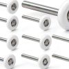 HOZEON 15 Pack 2 Inches Garage Door Rollers, Sealed 6200ZZ Bearing Nylon Garage Door Roller, Quiet and Durable Garage Door Wheels for Residential and Commercial Garage Doors-0