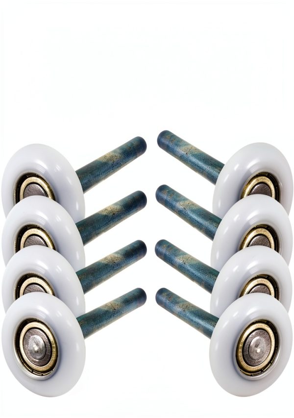 DURA-LIFT Ultra-Life 2" Reinforced 6200Z Bearing Nylon Garage Door Roller and 4" Stem (10 Pack)-7