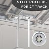 Garage Door Rollers SetSpark 2-Pack 4" Stem 10‑Ball Steel for 2" Track-5