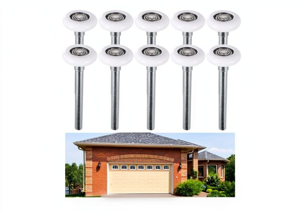 Garage Door Rollers Homaisson 10‑Piece Set 1.8″ Nylon Quiet Operation-0