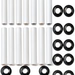 Garage Door Hinges CHENJIN 20-Set Sleeve Kit 11mm ID Nylon Metal Nuts-0