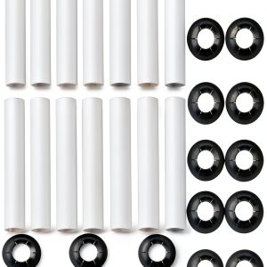 Garage Door Hinges CHENJIN 20-Set Sleeve Kit 11mm ID Nylon Metal Nuts-0