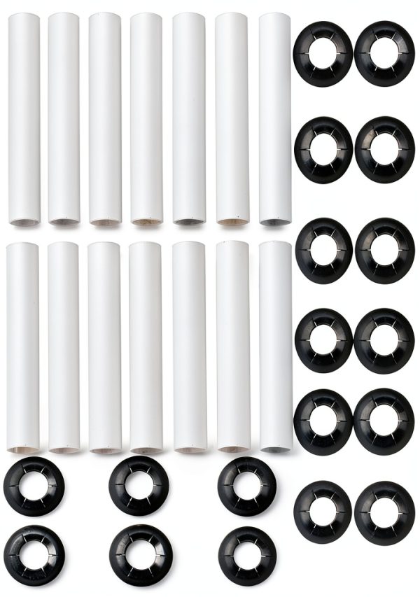 Garage Door Hinges CHENJIN 20-Set Sleeve Kit 11mm ID Nylon Metal Nuts-0