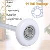 Garage Door Rollers 2 Pcs HARFINGTON 2-Inch Nylon 7-Inch Stem White-2