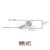 DURA-LIFT Ultra-Life 2" Reinforced 6200Z Bearing Nylon Garage Door Roller and 4" Stem (10 Pack)-8