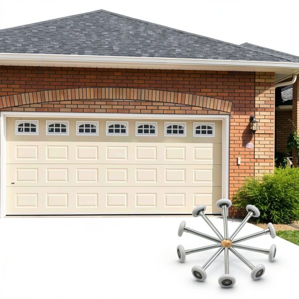 Garage Door Rollers Homaisson 10‑Piece Set 1.8″ Nylon Quiet Operation-1