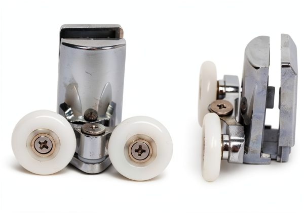 Stainless Steel Shower Door Wheels 23mm Shower Door Rollers (2top +2bottom)-3