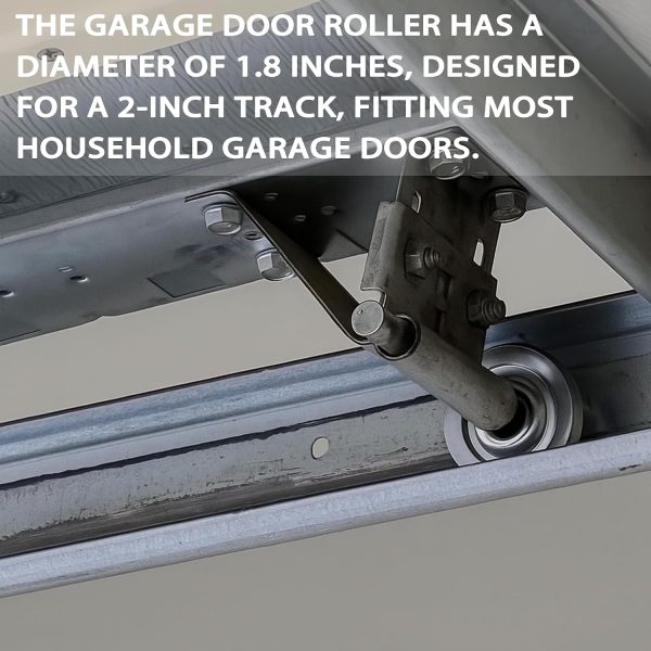 Garage Door Rollers SetSpark 2-Pack 4" Stem 10‑Ball Steel for 2" Track-4