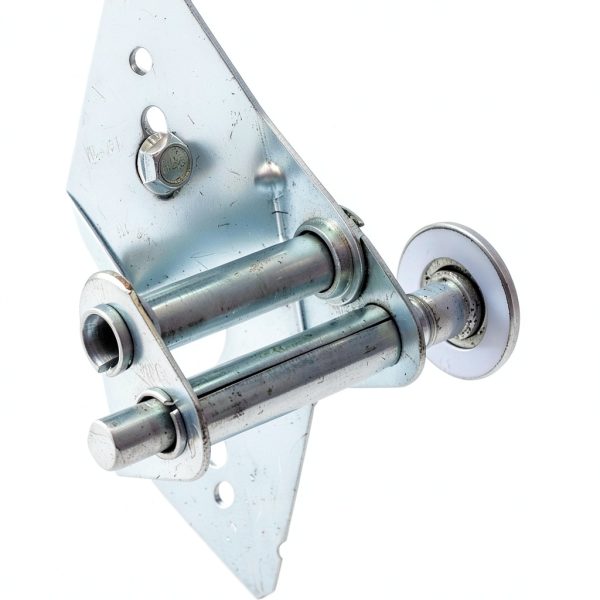 DURA-LIFT Ultra-Life 2" Reinforced 6200Z Bearing Nylon Garage Door Roller and 4" Stem (10 Pack)-6