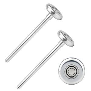 Garage Door Rollers SetSpark 2-Pack 4" Stem 10‑Ball Steel for 2" Track-0