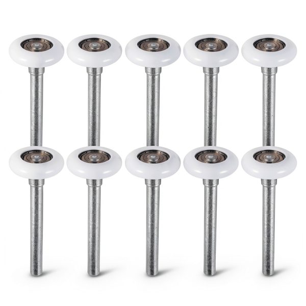 Garage Door Rollers Homaisson 10‑Piece Set 1.8″ Nylon Quiet Operation-4