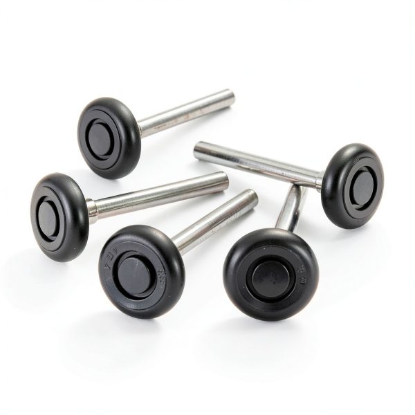 10 Pack 7" Stem Black 2" Nylon Garage Door Roller with Protective Sealed-Cap(Dustproof), Ultra Quiet & Long-Lasting, Commercial High Load Capacity, Double Sealed Bearings-6