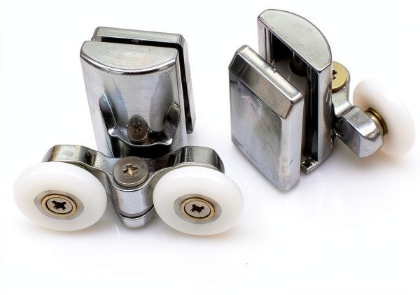 Stainless Steel Shower Door Wheels 23mm Shower Door Rollers (2top +2bottom)-2