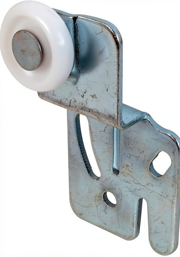 Prime-Line N 6501 Closet Door Roller with 1/2 In. Offset and 7/8 In. Nylon Wheel (2 Pack)-0