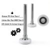 Surpass Garage Door Hardware Kit Roller/Hinge/Top Bracket/Wire Rope (for 16'x7' and 18'x7' Height Double Garage Doors)-3