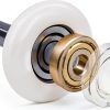 Garage Door Roller ZhenT 10Pack Quiet White Nylon 2" 13-Ball-3