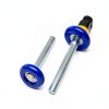 Garage Door Roller LANIAKEA 16PCS Nylon 4.6" 2" Blue Wheels-6