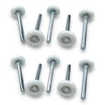 Garage Door Rollers BC Precision 10-Pack Nylon Quiet 2" Rollers-0