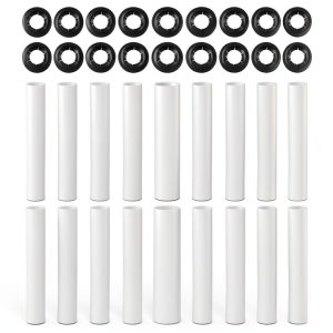 Garage Door Hinge Quiet Roller Sleeves Skrfren 20 Set 11mm ID-0