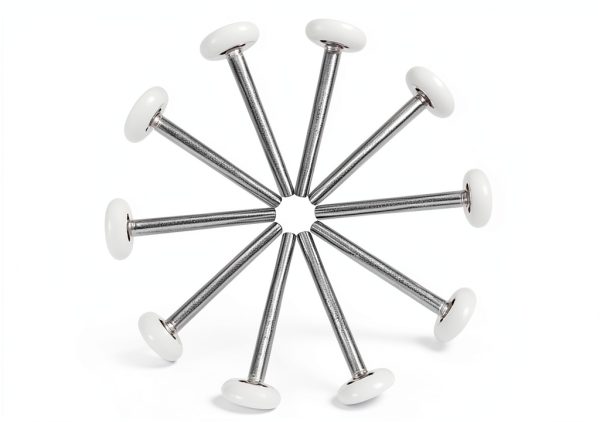 Surpass 10 Pack 2'' Ultra-Quiet Nylon Garage Door Rollers 4” Stem, 6200-2RS Double Seals Precision Bearings-0