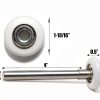 Garage Door Roller ZhenT 10Pack Quiet White Nylon 2" 13-Ball-1