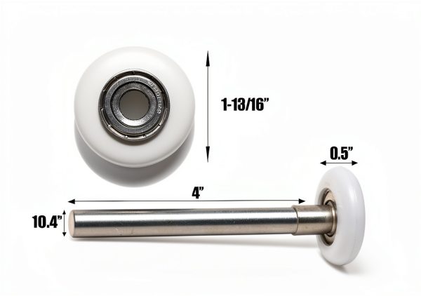 Garage Door Roller ZhenT 10Pack Quiet White Nylon 2" 13-Ball-1