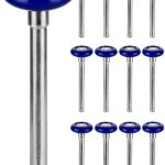 Garage Door Roller LANIAKEA 16PCS Nylon 4.6" 2" Blue Wheels-0