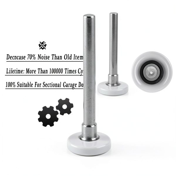 Surpass 10 Pack 2'' Ultra-Quiet Nylon Garage Door Rollers 4” Stem, 6200-2RS Double Seals Precision Bearings-2