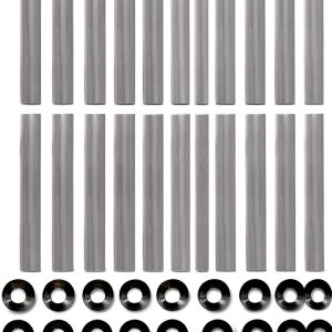 Garage Door Hinge Silent Roller Kit XDDPRO 48pcs 80mm Plastic Sleeves-0