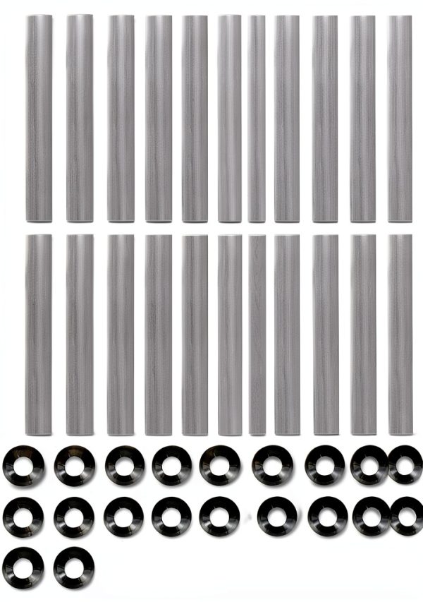 Garage Door Hinge Silent Roller Kit XDDPRO 48pcs 80mm Plastic Sleeves-0