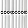 Garage Door Hinge Quiet Roller Sleeves ANP PUAUTO 22pcs White Rollers-0