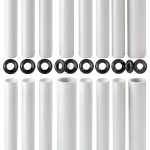 Garage Door Hinge Quiet Roller Sleeves ANP PUAUTO 22pcs White Rollers-0