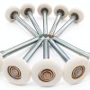 Garage Door Roller ZhenT 10Pack Quiet White Nylon 2" 13-Ball-0