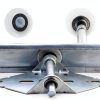 Surpass 10 Pack 2'' Ultra-Quiet Nylon Garage Door Rollers 4” Stem, 6200-2RS Double Seals Precision Bearings-3